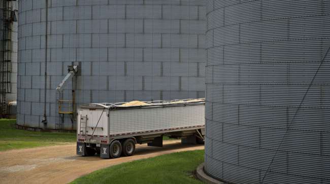Soybean truck Soybean truck
