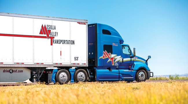 Mesilla Valley Transportation truck Mesilla Valley Transportation truck
