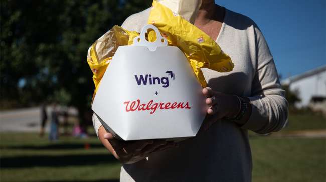 Wing drone delivery Wing drone delivery